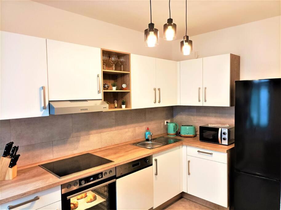 Modernes Apartment Mit Balkon Magdeburgo Exterior foto